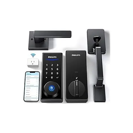 $79.99 Philips 4000 Series WiFi Smart Deadbolt W/Handleset