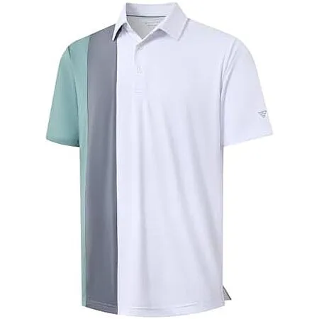 $9.95 for MAELREG Men's Colorblock Golf Polo Shirt