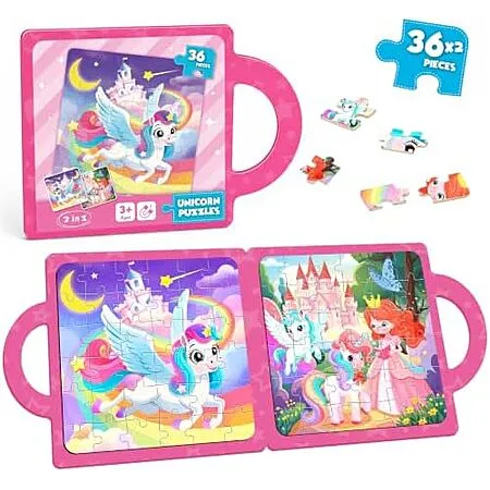 Homicozy 2-in-1 Mermaid Magnetic Puzzle Book for Kids for $4.99