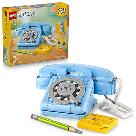 383-Pc LEGO Creator Retro Telephone for $20