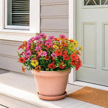 50% Off Artificial Outdoor Mums & Eucalyptus Flowers!