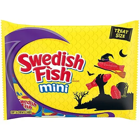 Swedish Fish Mini Halloween Candy for $2.89