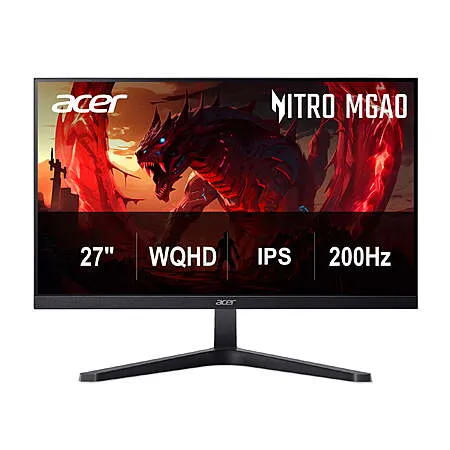 Acer Nitro 27" Gaming Monitor for $135