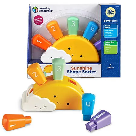 Learning Resources Sunshine Shape Sorter for $5.15