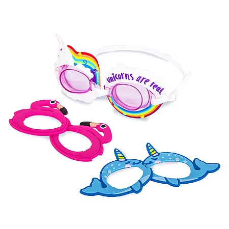 Kids' Swim Goggle Set for $1.78!