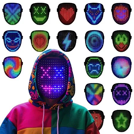 LED Gesture-Control Mask for $15.99