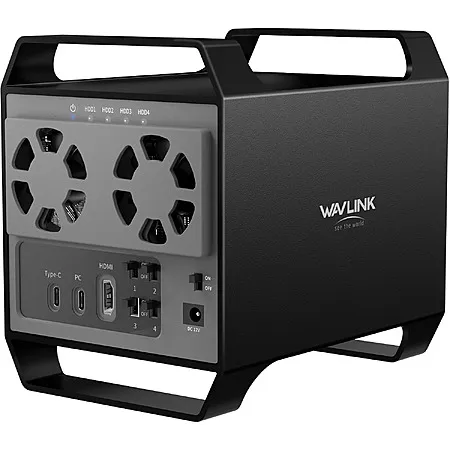 WAVLINK 4-Bay 10Gbps DAS Hard Drive Enclosure for $99.99