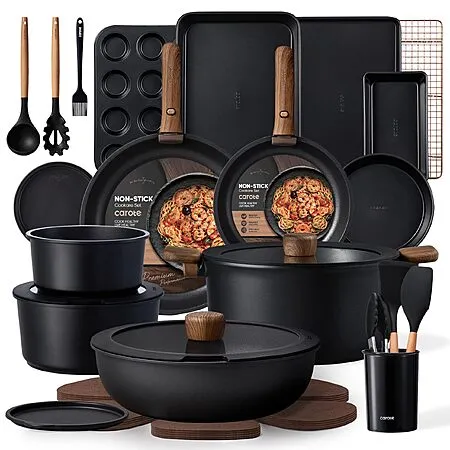 CAROTE 31pcs Pots and Pans Set for $132.98