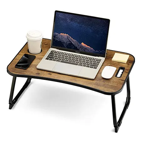 Foldable Lap Desk with Cup Holder for $9.99!