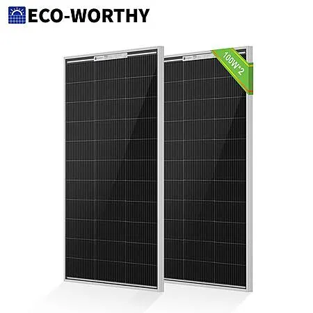 Eco-Worthy 200W Bifacial Solar Panel Set for $82.60
