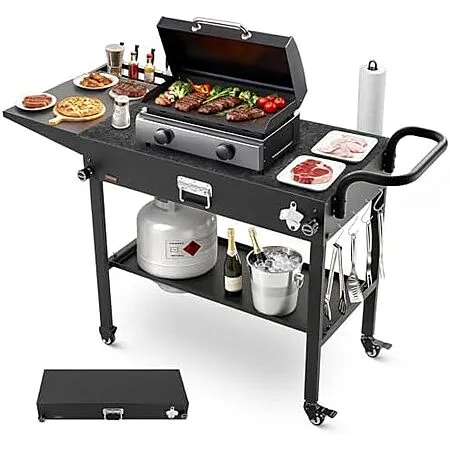 $80.99 for 31" x 17" VEVOR Outdoor Grill Cart