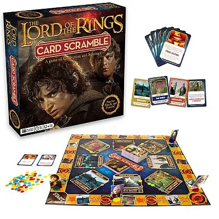 $14.94 for Aquarius Lord of the Rings Card Scramble Board Game