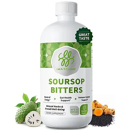 $9.45 for Soursop Bitters Liquid+Black Seed Supplement