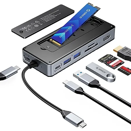 ORICO 8-in-1 USB-C Hub for $31.68!