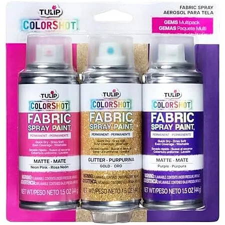 $10.79 for TULIP ColorShot Fabric Spray Paint (3 Pack)