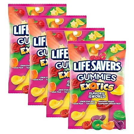 $5.65 for 4-Pack Life Savers Exotics Gummies!
