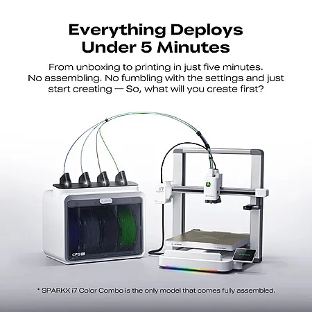 Creality SPARKX I7 Combo 3D Printer for $263.20