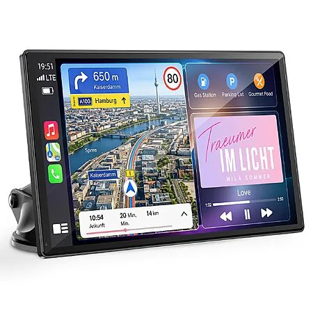 9" Portable CarPlay Screen for $59.99