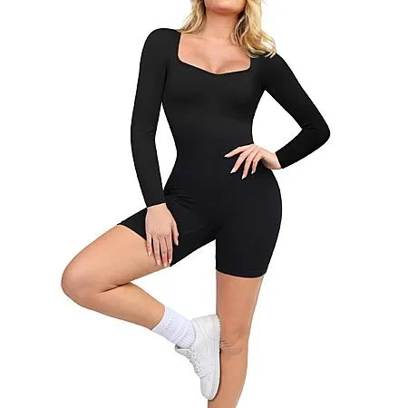 Long-Sleeve Athletic Jumpsuit for $14.99