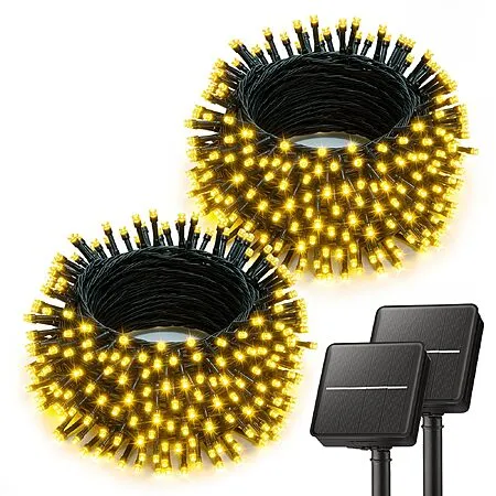 Brightown Outdoor Solar String Lights for $8.99