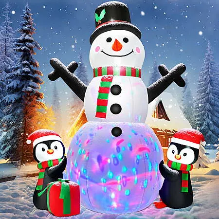 Yexmas 6FT Christmas Snowman Inflatables for $29.99