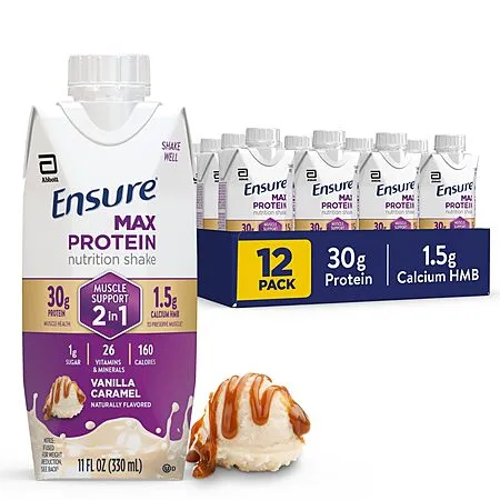 Ensure Max Protein 2-in-1 Vanilla Caramel for $19.74