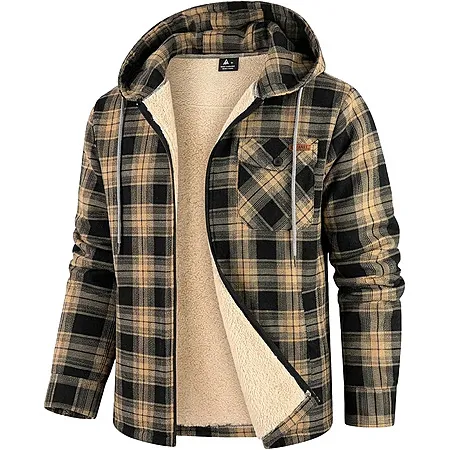 50% Off ZITY Mens Flannel Jacket for $19.99