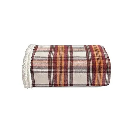 Reversible Fleece Sherpa Throw Blanket for $7.99