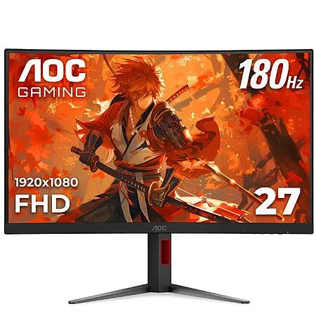 AOC 27 Inch Curved Gaming Monitor for $74.19
