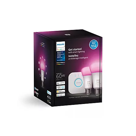 ColorSmart Philips Hue Starter Kit for $49.99