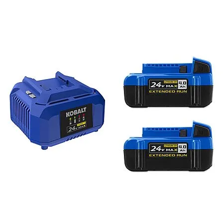 Kobalt 24V 4.0Ah Battery 2-Pack for $79