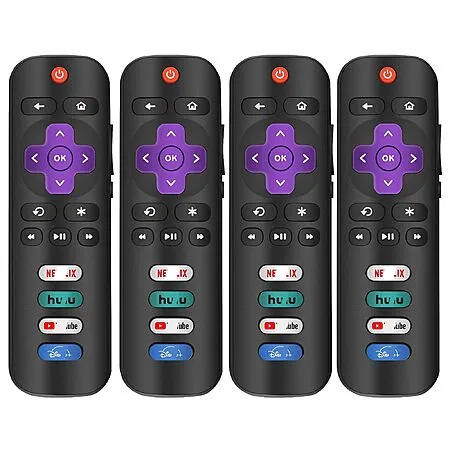 4 Pack Roku TV Remote for $9.53