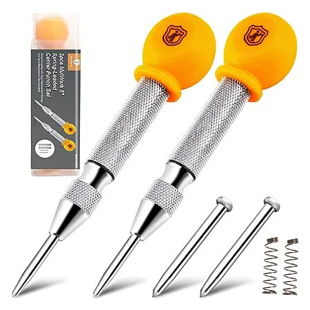 2-Pack Mulwark 5" Automatic Center Punch Set for $8.39