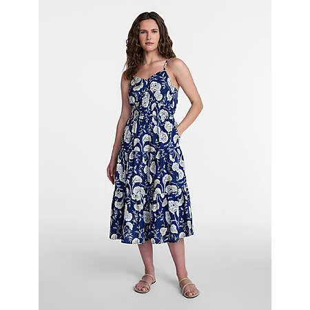 Women's Cotton Midi Dress for $6.24!