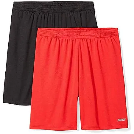 $6.32 for 2-pk Men's Amazon Essentials Athletic Shorts