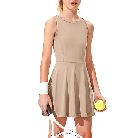 Sleeveless Tennis Dress for Girls at $11.49!