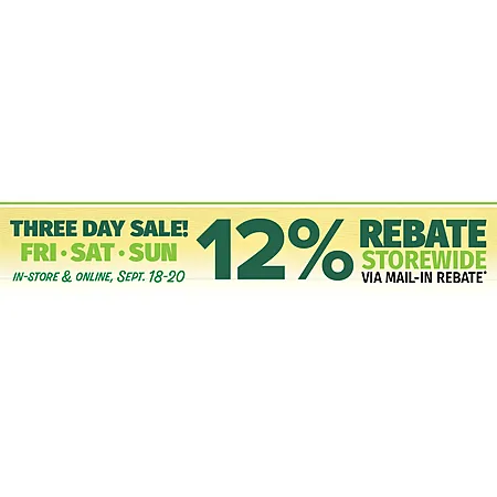 12% Storewide Rebate at Bomgaars!