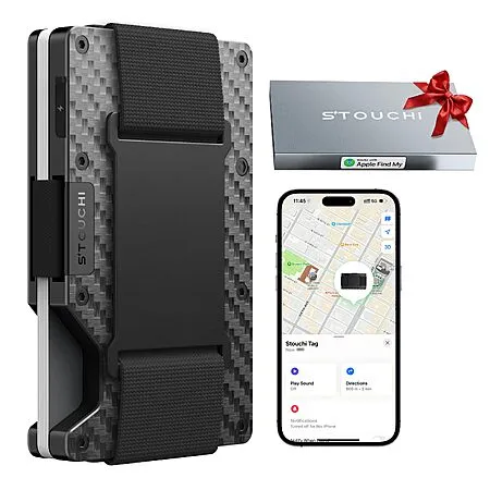 Stouchi Trackable RFID Wallet for $10.99