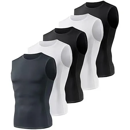 $16.99 for 5-Pk BOOJO Men’s Compression Sleeveless Shirts