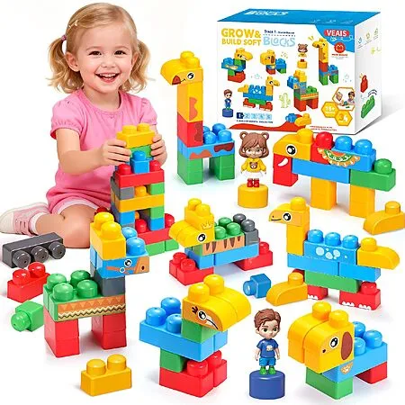 50% Off STEM Soft Building Blocks Set!