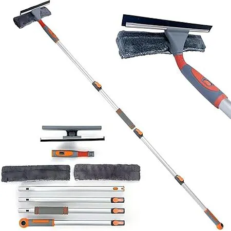 50% Off 2-in-1 Window Squeegee Cleaner!