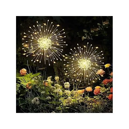 $10.99 for 2-Pack Gigalumi Solar Firework Garden Lights