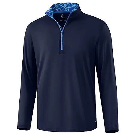 Obla Men's Quarter-Zip Pullover for $19.49