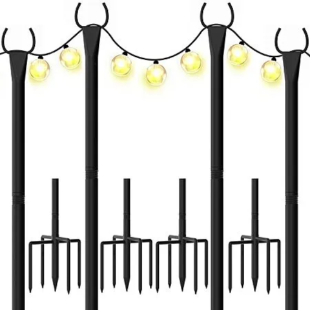 50% Off WeValor String Light Poles!