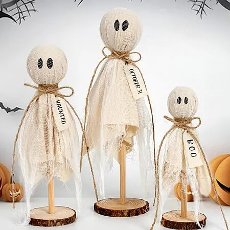 Primitive Halloween Ghosts Set for $5.99