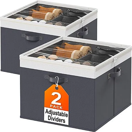 StoreHappily 2-Pack Shoe Organizers for $19.99!