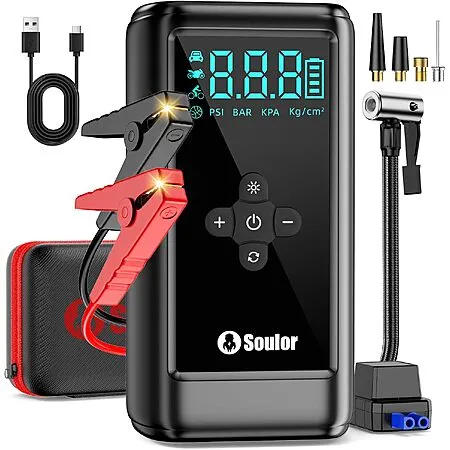 Soulor 6000A 4-in-1 Jump Starter for $32.99