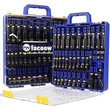 $27.89 for 55-pc Facoow Magnetic Impact Nut Driver Set