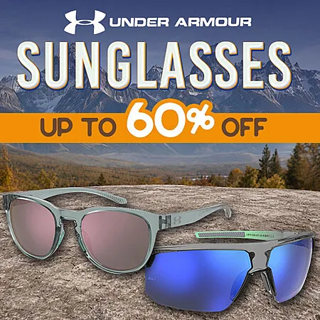 60% Off Under Armour Sunglasses from $31.85
