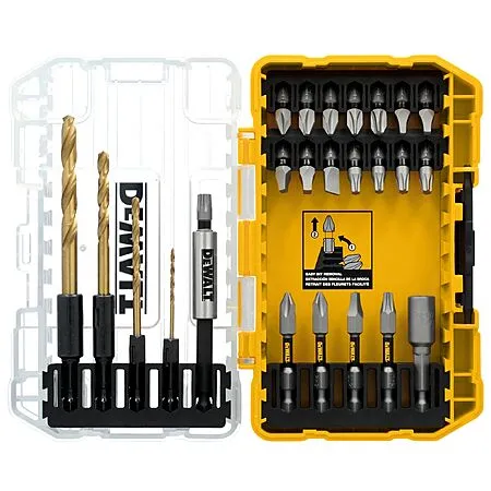 27-Piece DEWALT TOUGH GRIP Screwdriver Bit Set for $13.98